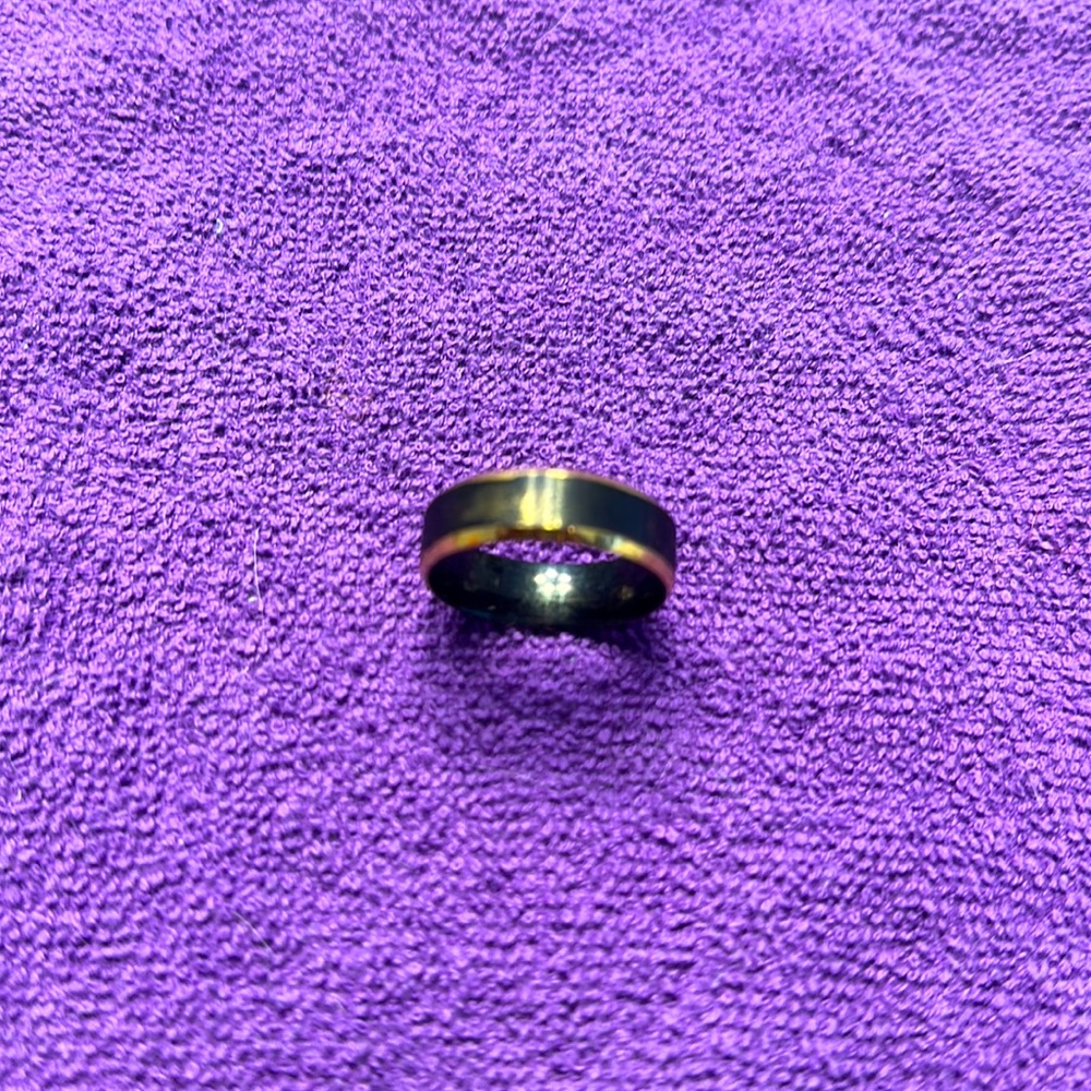 Men’s Black and Gold Ring